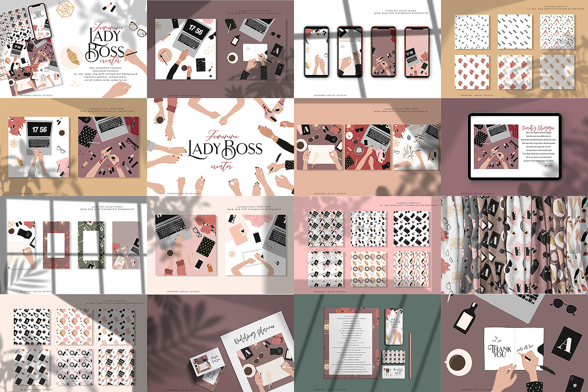 WHOLE SHOP 13969 BUNDLE, an Object Illustration by BilberryCreates (Photo 28 of 70)
