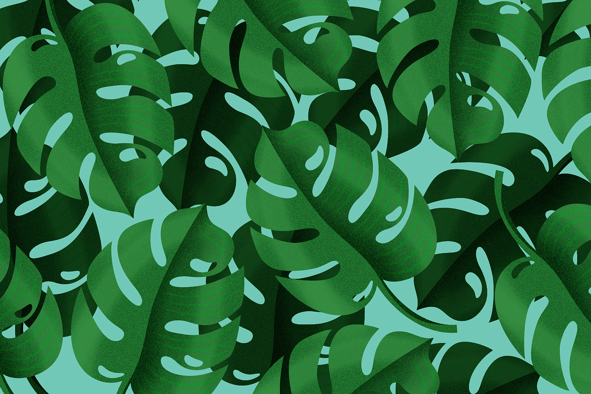 Green fever - trendy plants, an Object Graphic by Anchors_and_Curves (Photo 3 of 6)