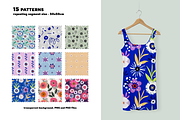 12 seamless floral patterns psd, a Pattern Graphic by ARTMIRU (Thumbnail 6 of 24)