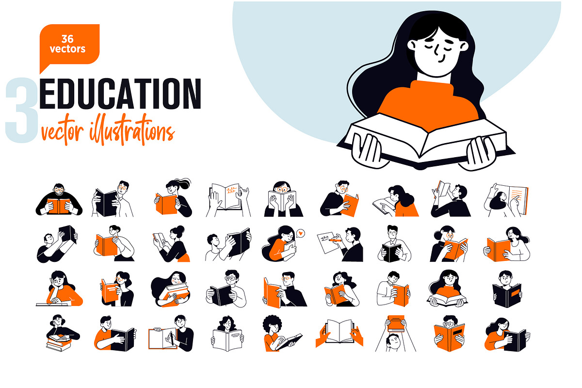 Education concept illustrations, an Education Illustration by PureSolution