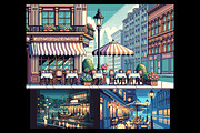 Background - Pixel Cafe, a Background Graphic by The Rusty Press (Thumbnail 7 of 8)