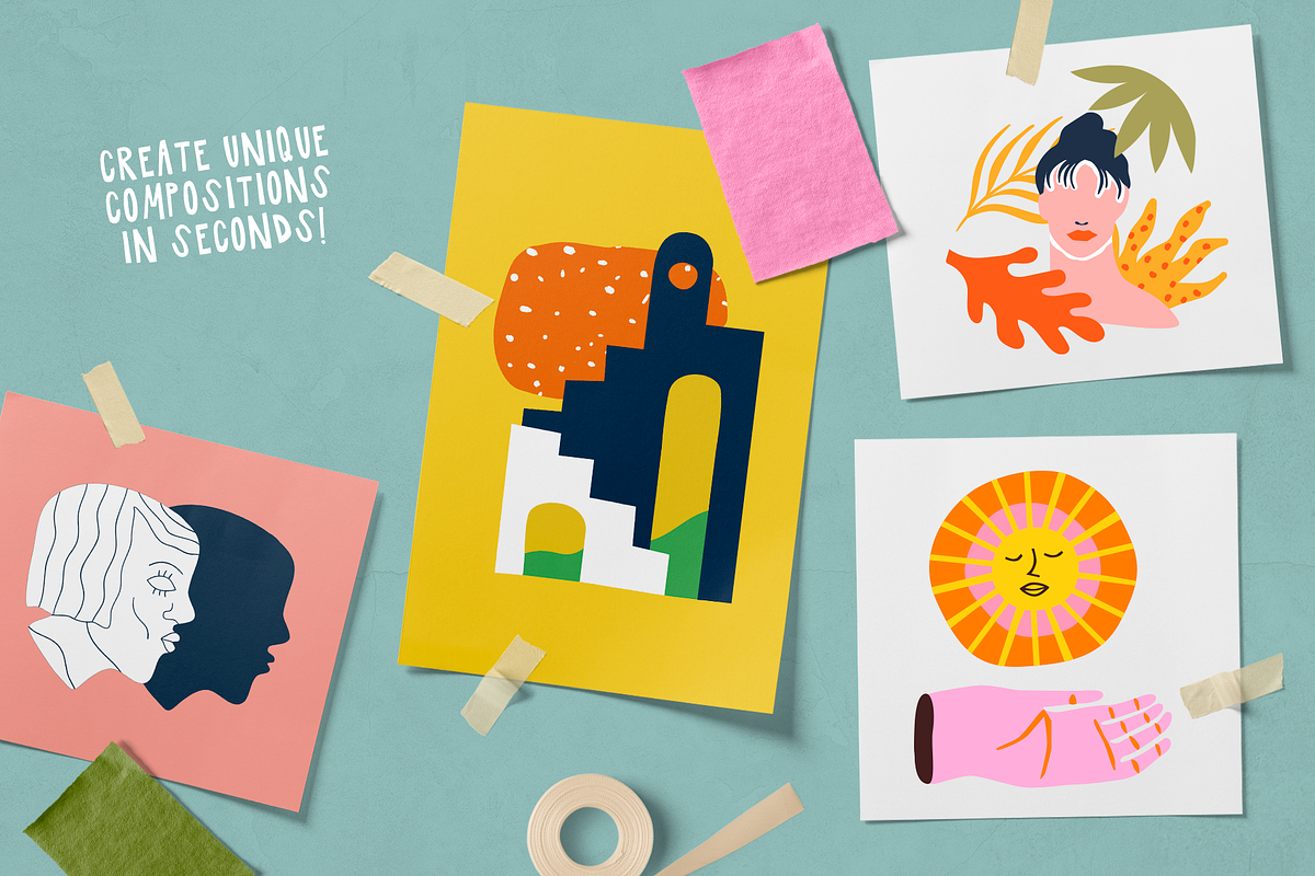 200+ Matisse Shapes, a Decorative Illustration by Dedraw Studio (Photo 5 of 13)