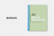 6x9 Spiral Bound Notebook Mockup, a Print Template by IFBdesign (Thumbnail 7 of 7)
