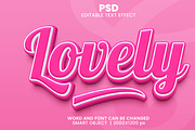 Lovely Cute Pink 3d Text Effect, a Layer Style Add-On by bdrobin (Thumbnail 2 of 2)