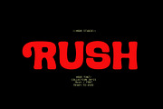 Rush, a Sans Serif Font by HRDR (Thumbnail 1 of 13)