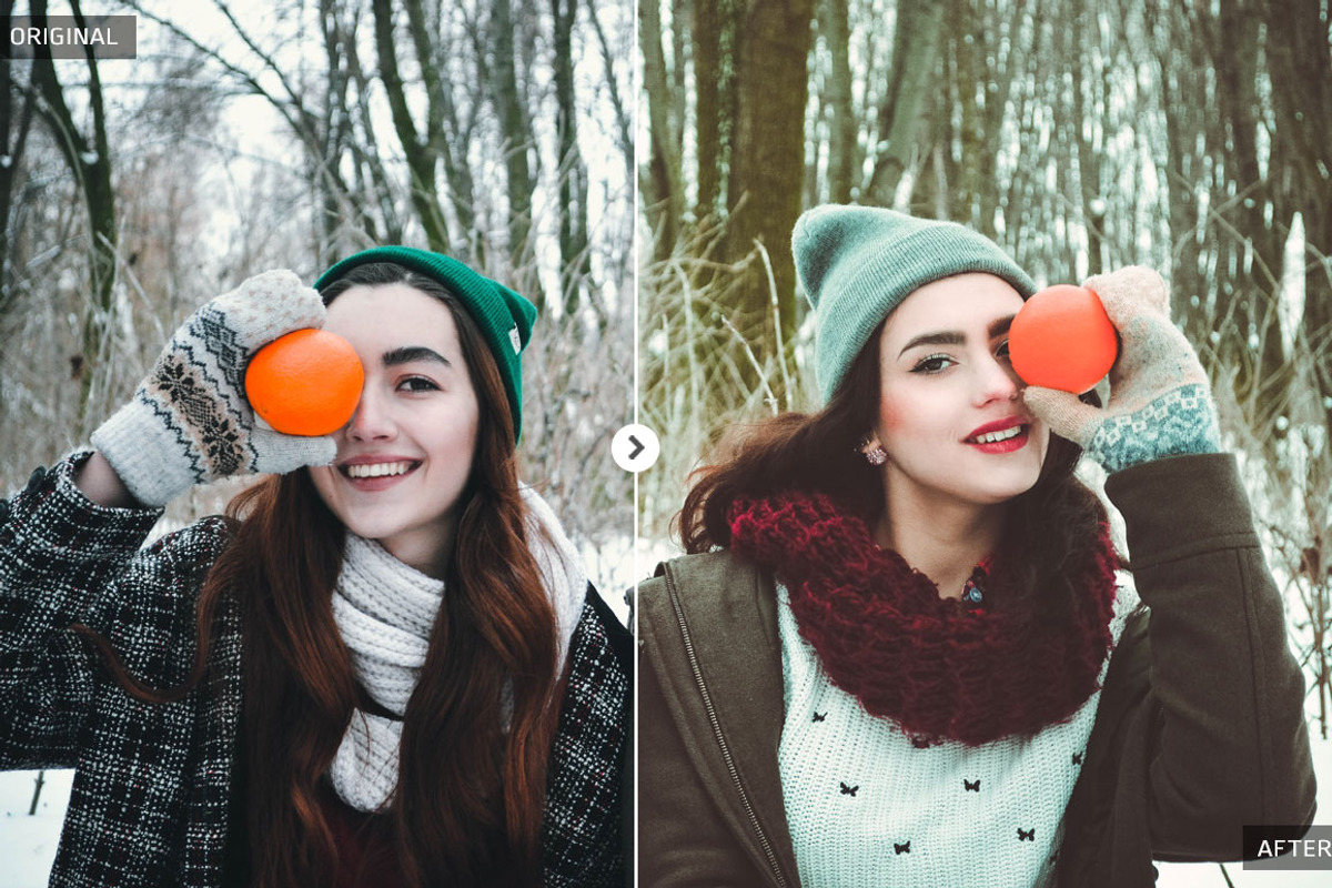 50 Winter Lightroom Presets preview 7