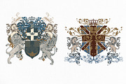 Your Majesty vector heraldic clipart, a Decorative Illustration by FleurArt (Thumbnail 5 of 10)