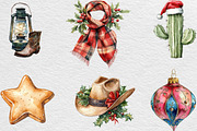 Western Christmas Clipart, an Illustration by Black Bird Studio (Thumbnail 5 of 6)