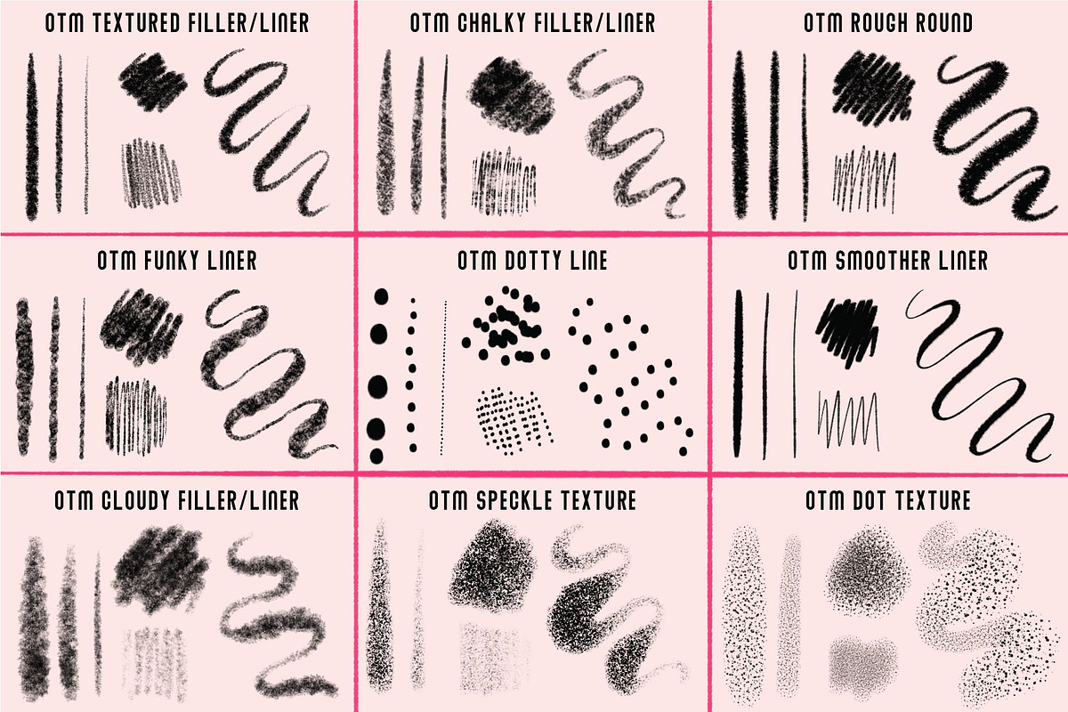 Folksy Florals Design Bundle, a Texture Illustration by On the Mark Designs (Photo 7 of 11)