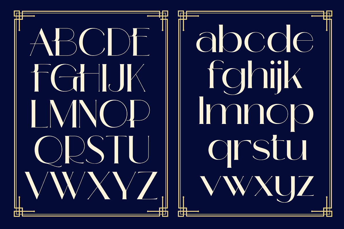Lovera - Art Deco Typeface, a Sans Serif Font by Graptail (Photo 12 of 12)