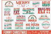 Funny Christmas SVG Bundle, an Object Graphic by BeeCraftR (Thumbnail 1 of 10)