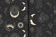 Cosmic esotericism. Seamless, an Illustration by Chikovnaya (Thumbnail 2 of 4)
