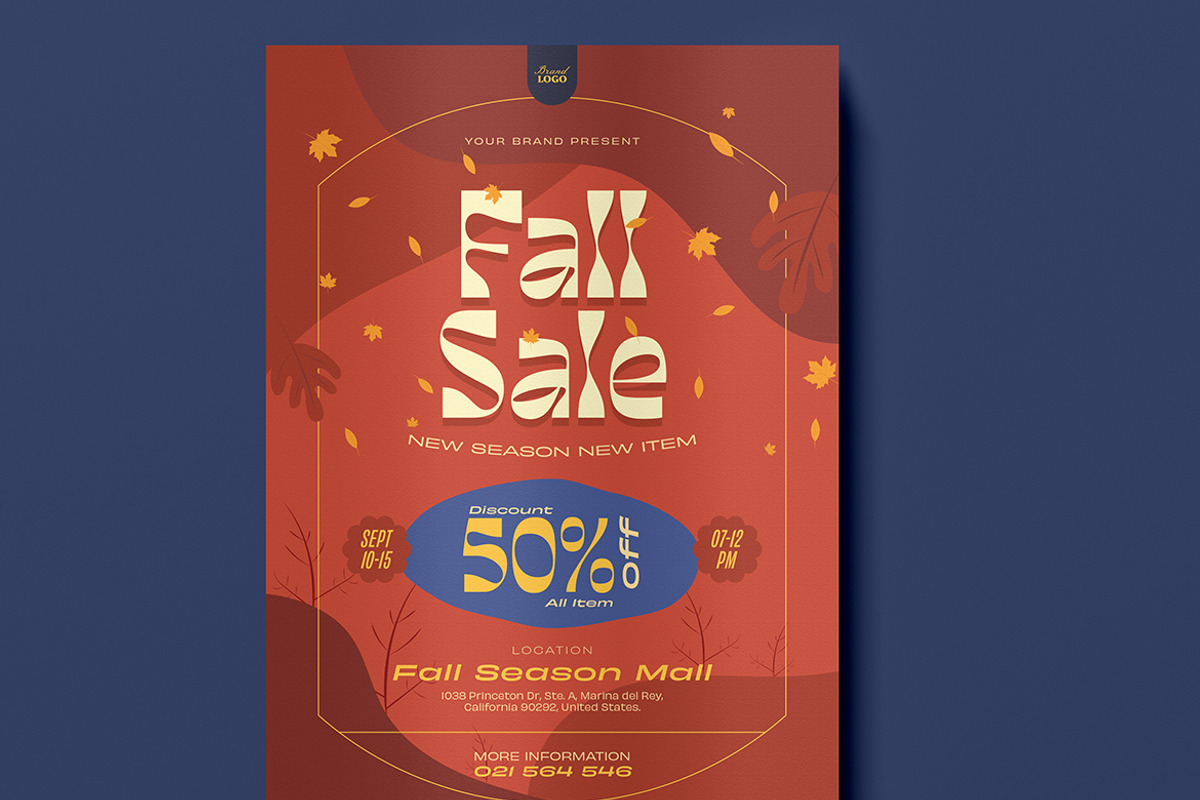 Fall Sale Flyer, a Flyer Template by FathurFateh (Photo 4 of 5)