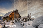 SNOWFLAKES BRUSHES & FREE OVERLAYS, a Brush Add-On by Alexiva (Thumbnail 5 of 7)