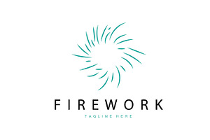 Firework Logo Simple Model Design, a Branding & Logo Template by Maylianaw28