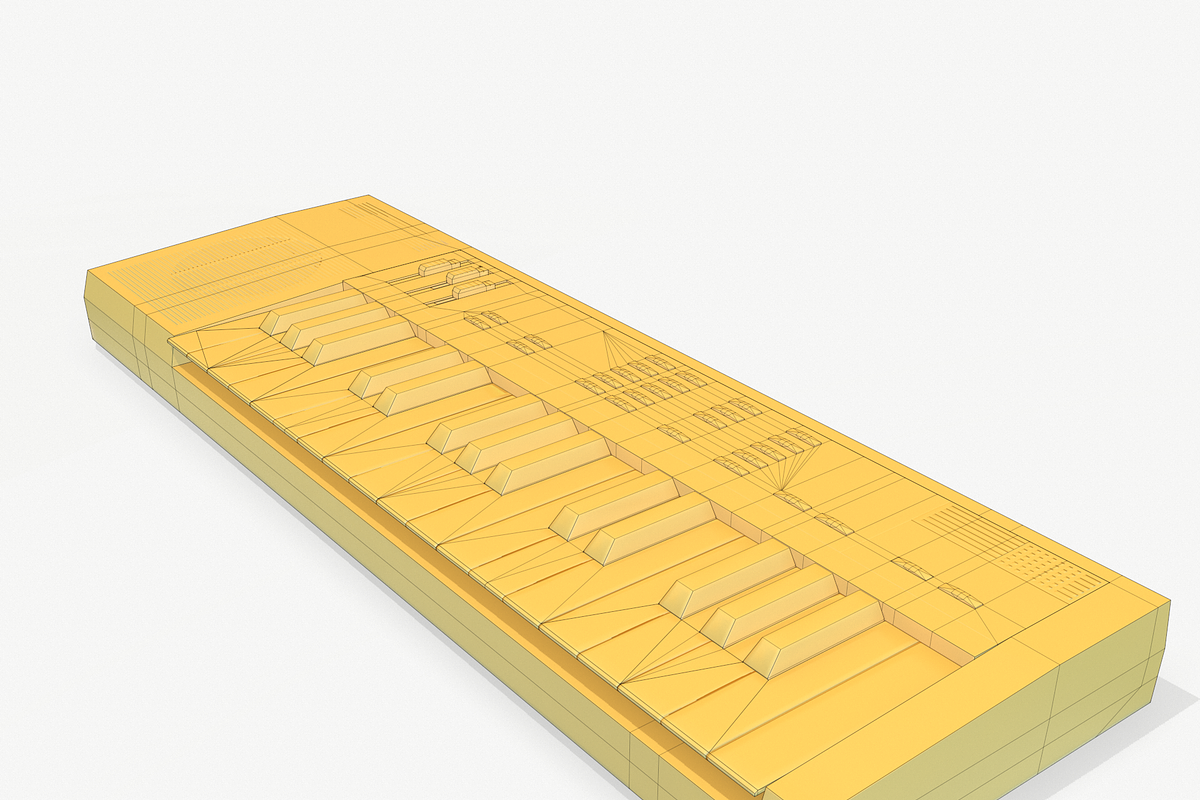 Synthesizer PBR Low Poly, an Object 3D Model by Daniel Mikulik (Photo 14 of 14)