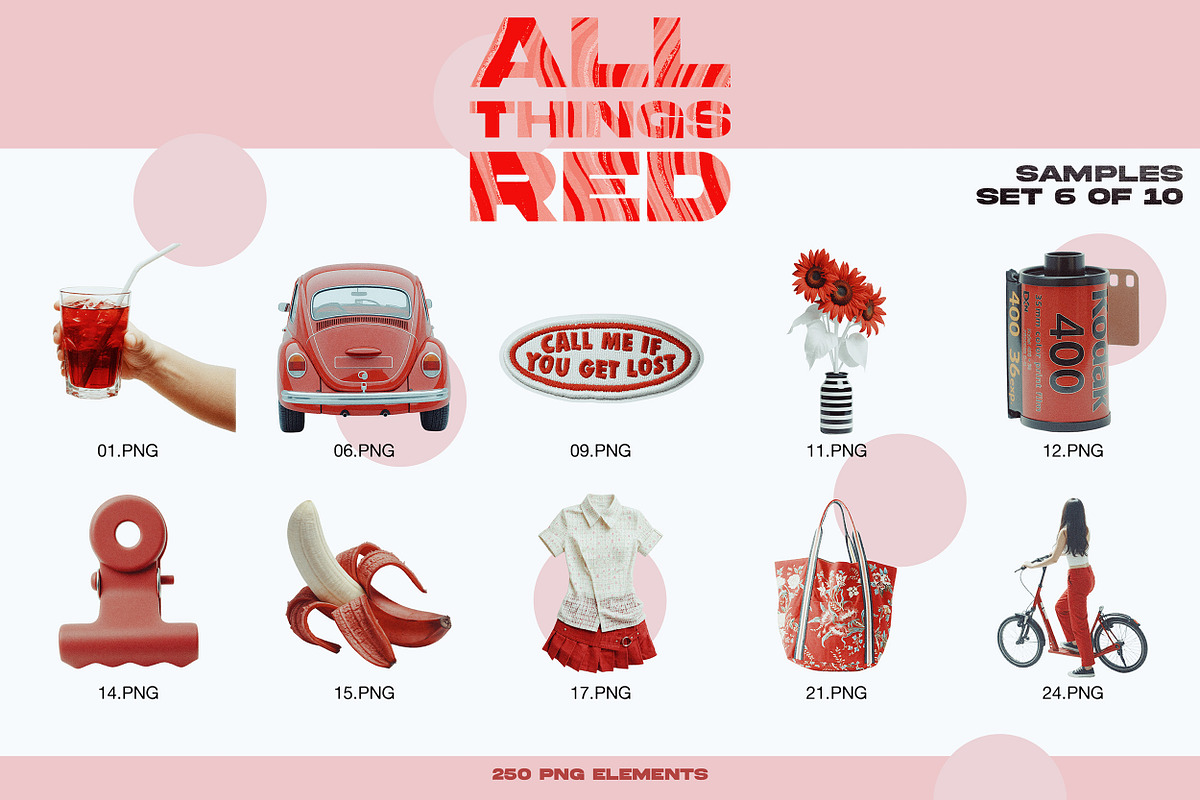 ALL THINGS RED: 250 PNG Elements, an Object Graphic by Megan Aili Designs (Photo 10 of 17)