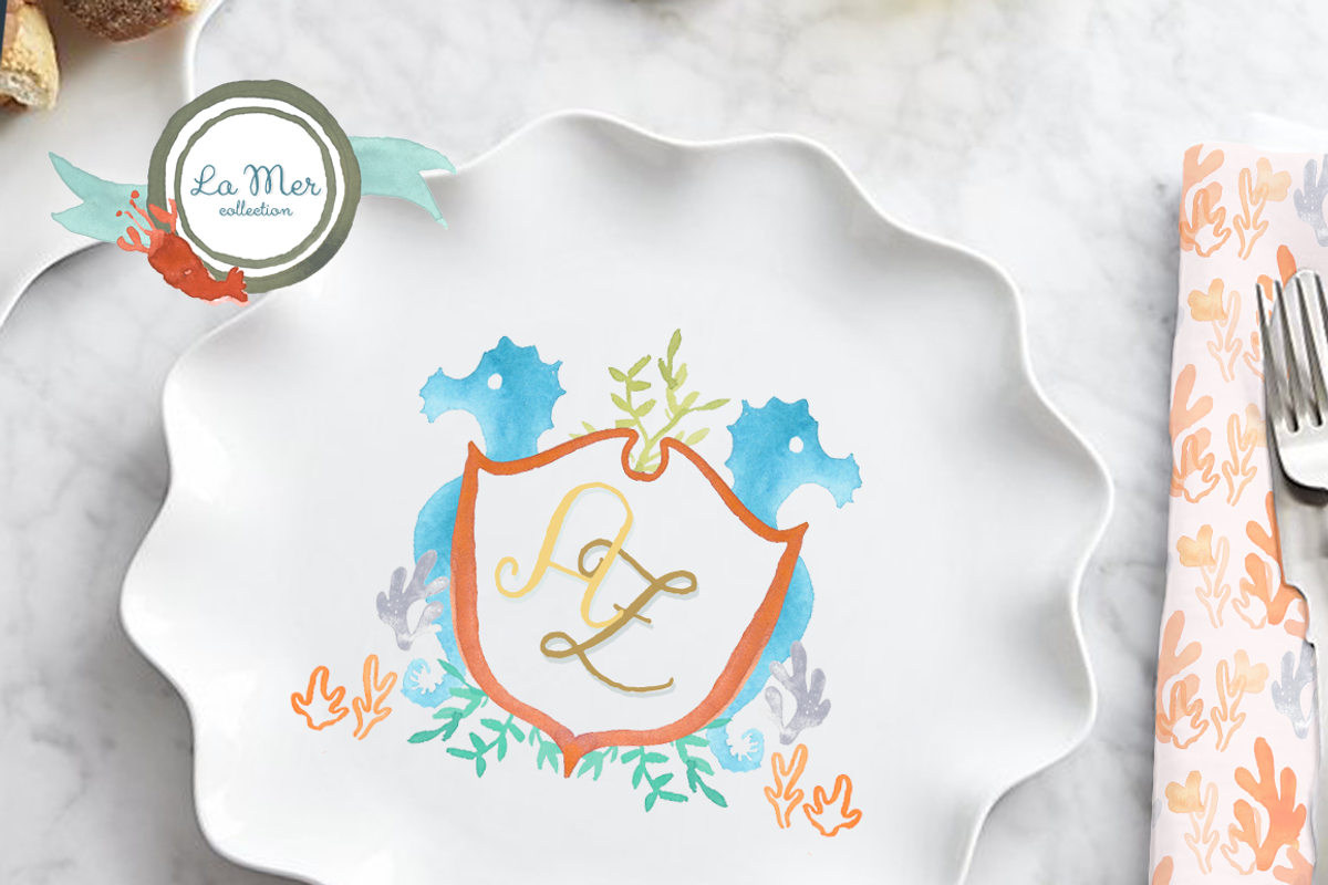 La Mer Crest collection, an Illustration by KLUGE+CO (Photo 3 of 14)