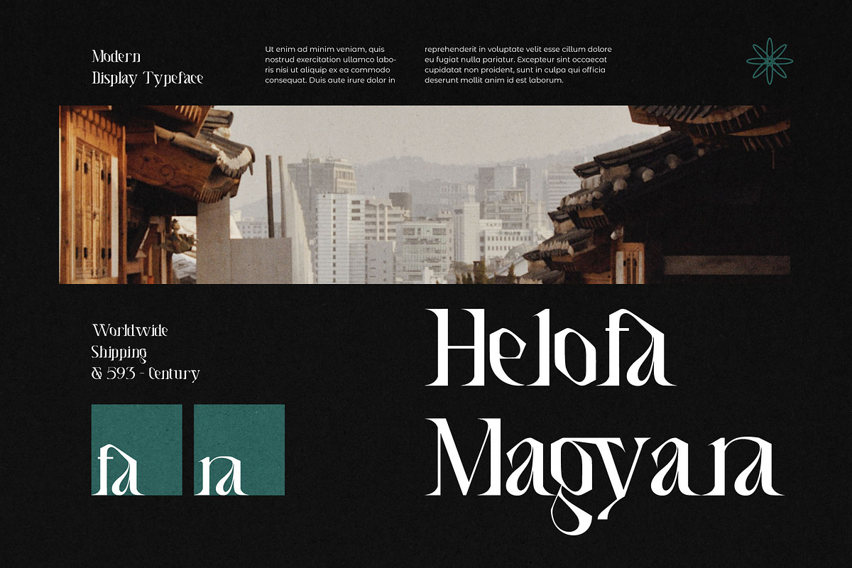 Lynova - Unique Display Font, a Serif Font by Eztudio (Photo 7 of 15)