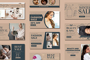Beauty Twitter Post Canva Templates, a Templates & Theme by BoontenStudio (Thumbnail 2 of 6)