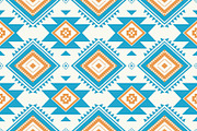 Colorful Aztec Geometric Pattern, a Pattern Graphic by PPEthnicDecorPattern (Thumbnail 1 of 10)