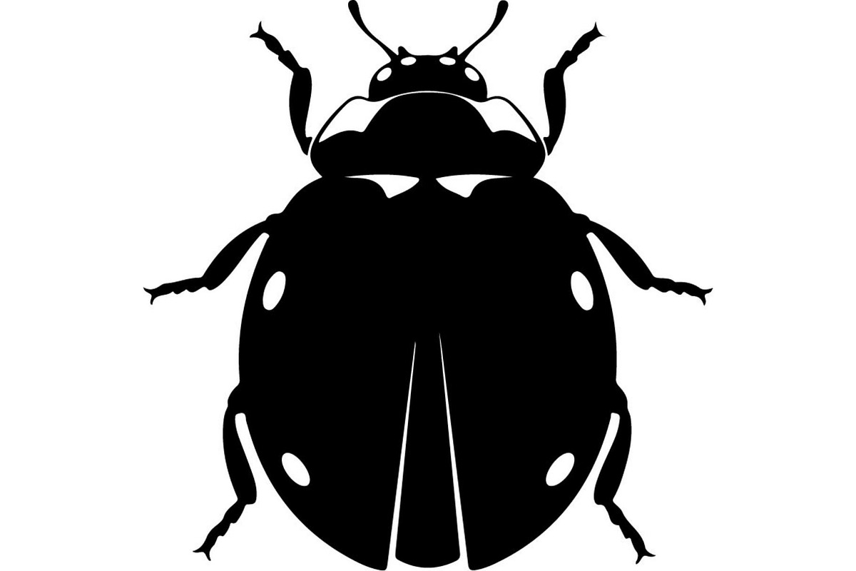 20 Ladybug Silhouette Mega, an Object Graphic by Designer_Momina (Photo 16 of 20)