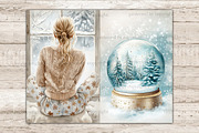 Cozy Winter Junk Journal Pages, a Person Illustration by GlamArtZhanna (Thumbnail 8 of 10)