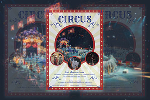 Circus Flyer Template, a Flyer Template by Artnivora.Std