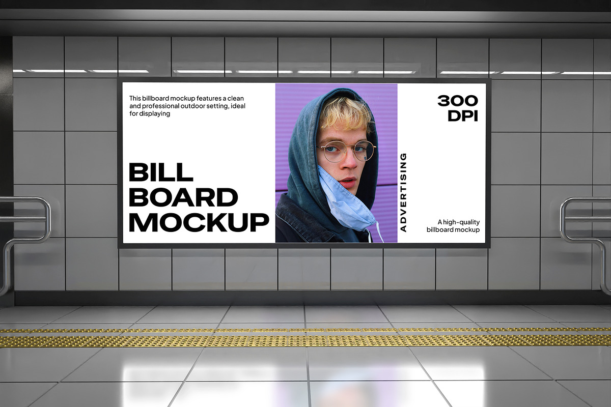 Billboard Mockup, an Advertising Mockup by Permadi Creative