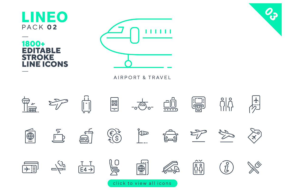 LINEO 2 - 1800+ icons, an Icon by sharpnose (Photo 8 of 14)