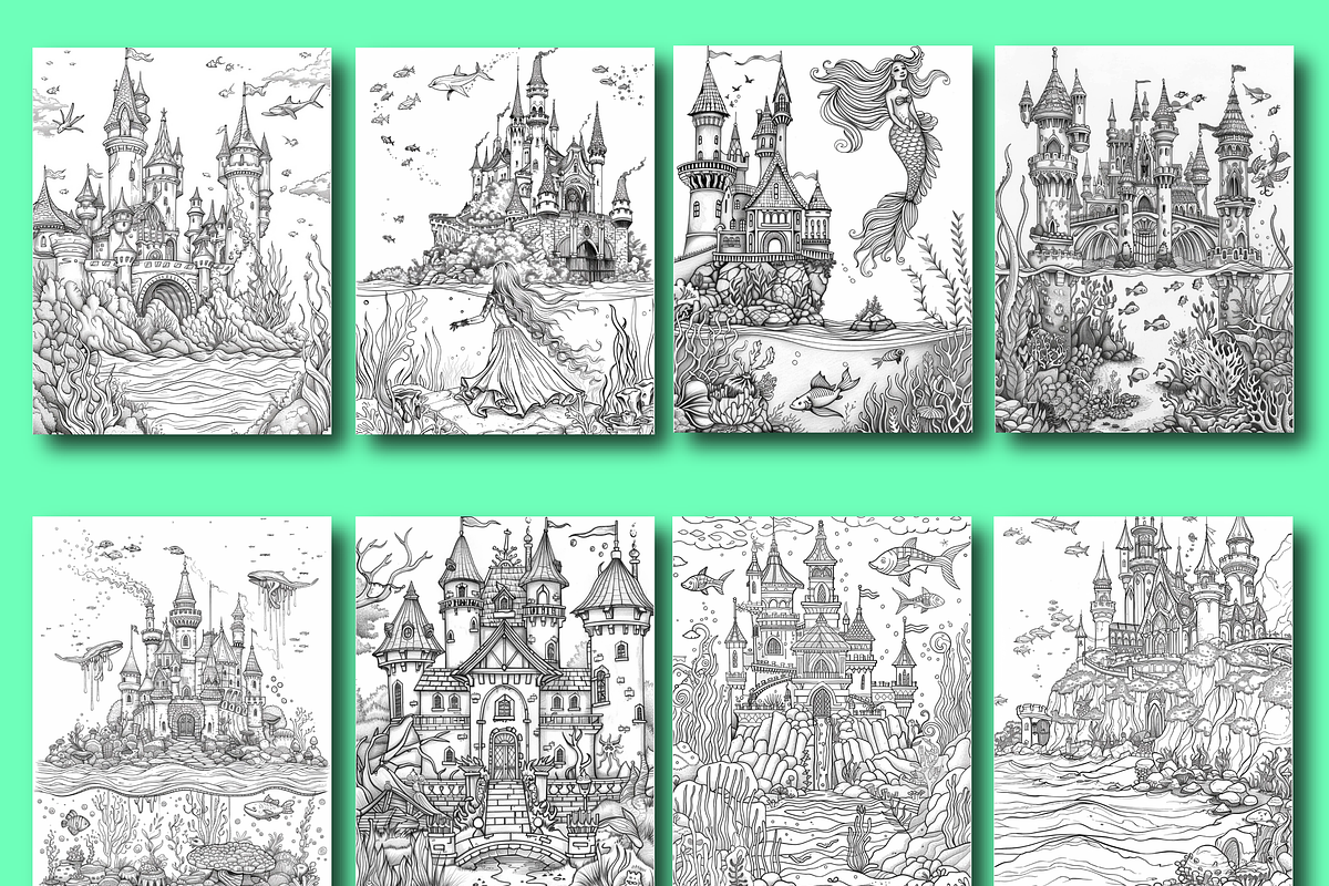 Vintage Fairytale Coloring Pages, a Person Illustration by Design Zone (Photo 4 of 7)