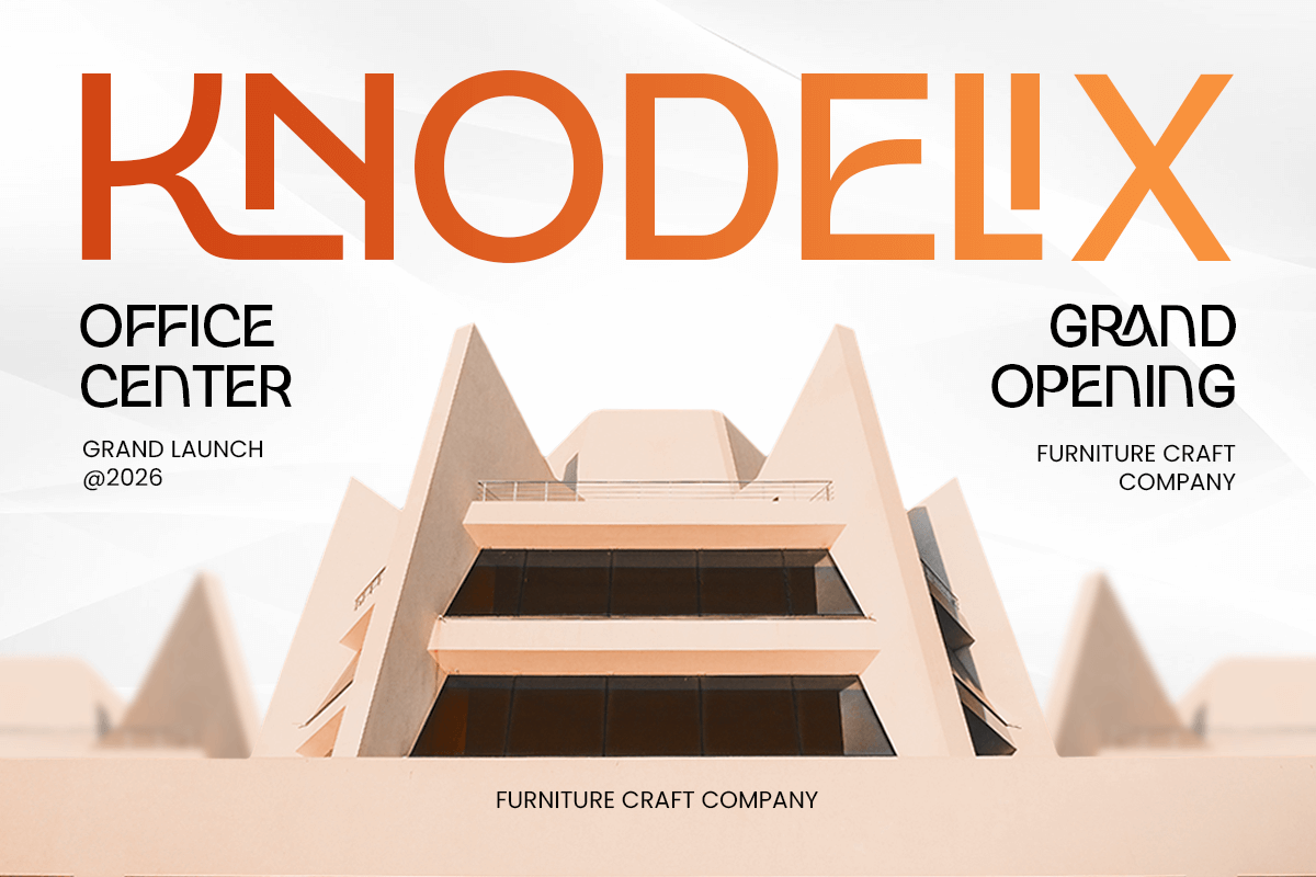 Calgen Display Iconic Branding Font, a Sans Serif Font by TokoPress (Photo 4 of 13)