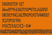 Nomadic Hunter Ethnic Font, a Font by PutraCetol Studio (Thumbnail 5 of 5)