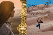 Photoshop Metallic Layer Styles, a Layer Style Add-On by Design Resource Hub (Thumbnail 5 of 10)