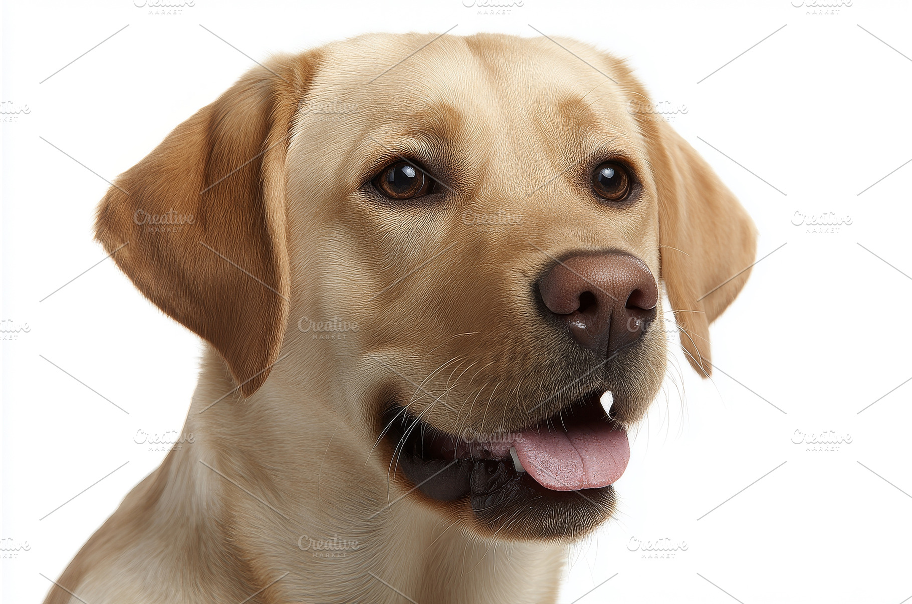 The image features a labrador, an Animal Photo by ZinetroN