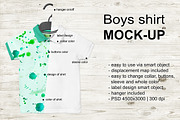 Boys shirt Mock-up, a Shirt Mockup by RM_design (Thumbnail 1 of 2)