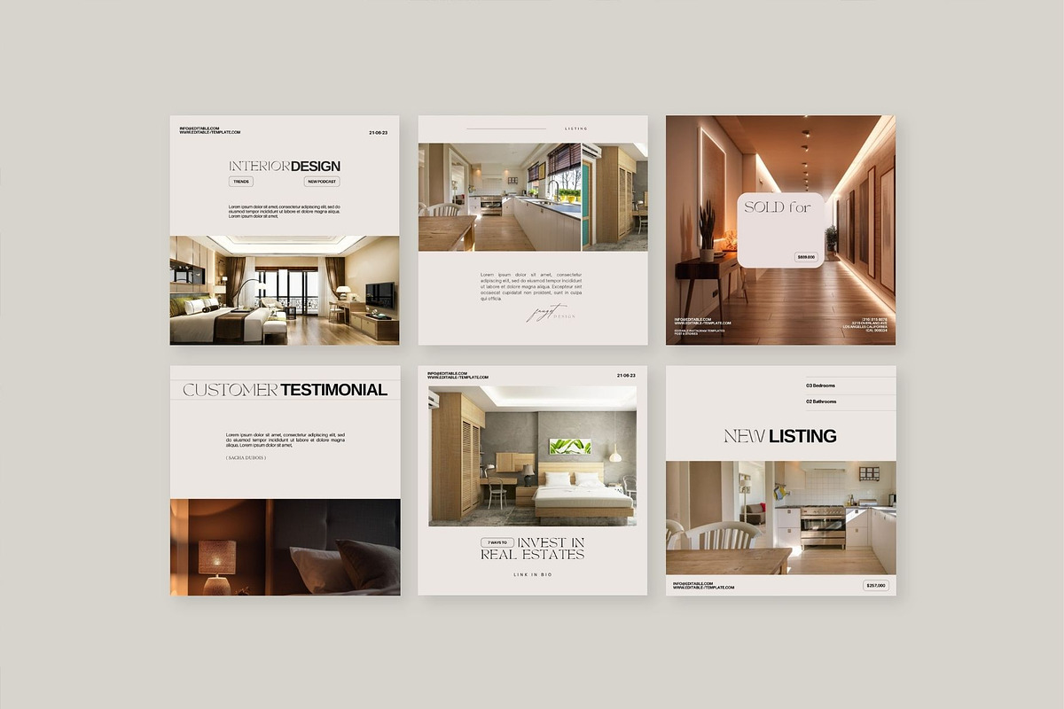 Real Estate Instagram Post + Story, a Social Media Template by Prapti Design (Photo 6 of 12)