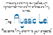 Allysia Lei Sans Typeface w/Contrast, a Sans Serif Font by PageLightStudios (Thumbnail 2 of 4)