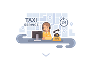 Taxi service illustration set, a Technology Illustration by Ivan Dubovik (Thumbnail 6 of 6)
