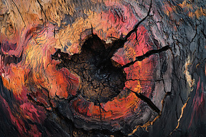 Old wooden tree cut surface, a Background Photo by AlyaAnd