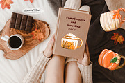 Autumn Mugs Clip Art Collection, a Seasonal Illustration by Leonaa art (Thumbnail 3 of 13)