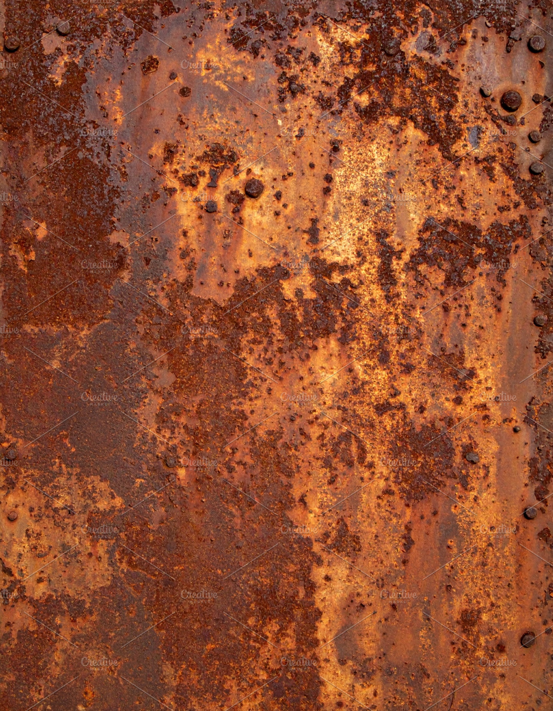 brown rusted steel metal texture background AI generated, a Photo by WorldOfPhotos