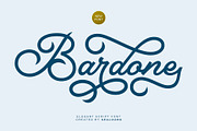 Bardone - Elegant Script Font, a Script Font by Sealoung (Thumbnail 1 of 9)