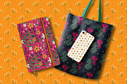 Seamless Floral patterns, a Pattern Graphic by The Odd Seed (Thumbnail 3 of 9)