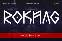 Roknag - Nordic Sport Font