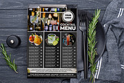 Cocktails Menu flyer, a Flyer Template by imadeDesign (Thumbnail 3 of 3)