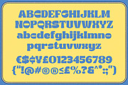 The Rufly - Retro Font, a Sans Serif Font by Graptail (Thumbnail 7 of 9)