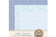 Winter Digital Papers, a Pattern Graphic by JennyL Designs (Thumbnail 3 of 4)