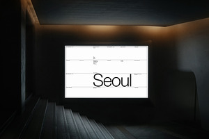 Mockup Billboard In Seoul Korea