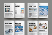 Winter Magazine Template, a Magazine Template by Seeing-art (Thumbnail 10 of 11)